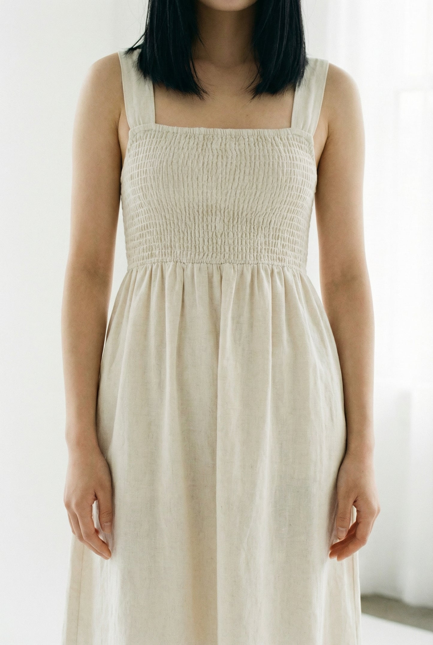 Rose New York | Summer Dress | Linen Sundress | Cream